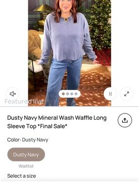 Blue waffle mineral wash LS